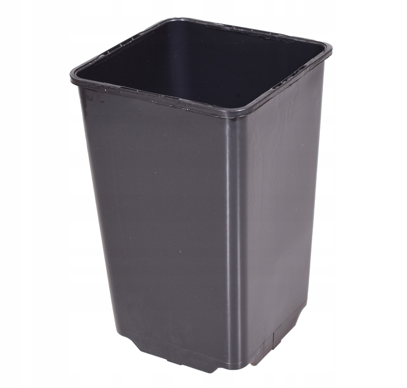 Kvetináč Edoniczki.pl 9 x 1 cm priemer 9 cm čierny plast